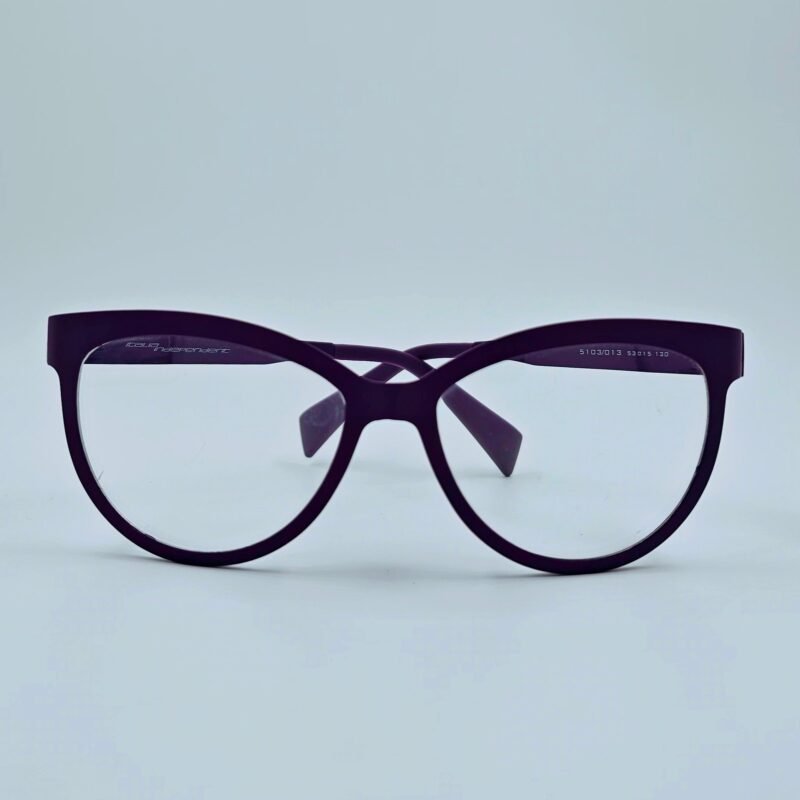 Matte Black Cat-Eye Eyeglasses