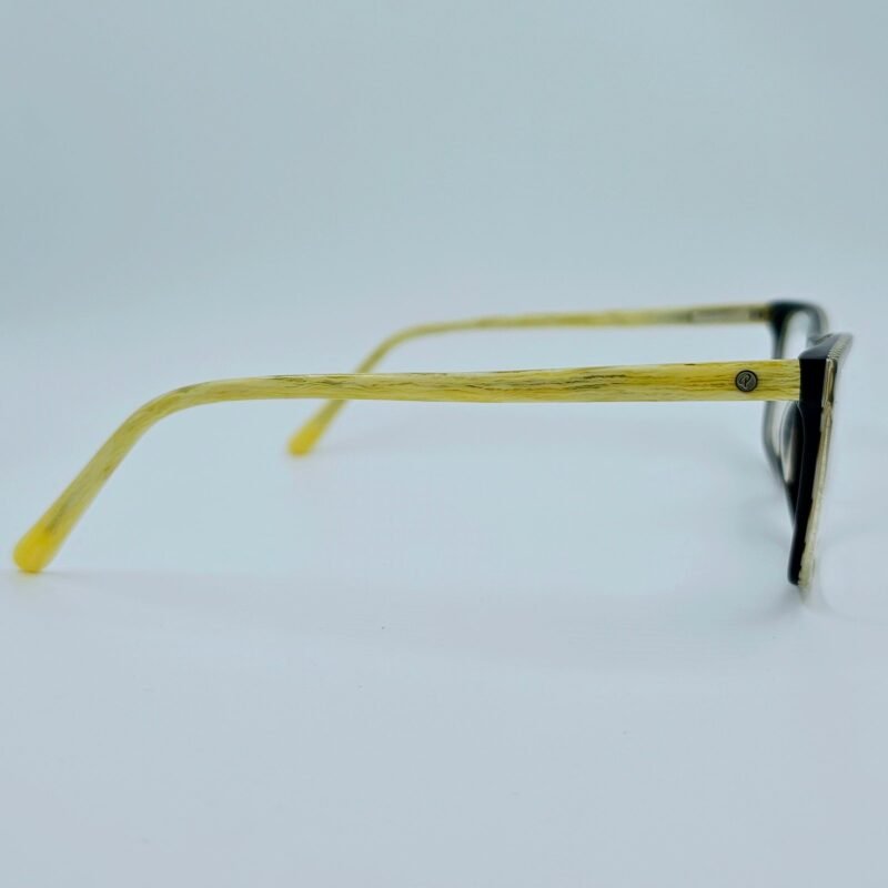 Striped Rectangular Eyeglasses for Men - Image 2