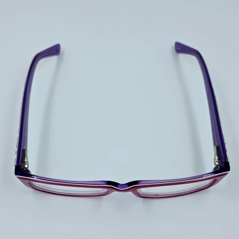 Elegant Purple Rectangular Eyeglasses - Image 4