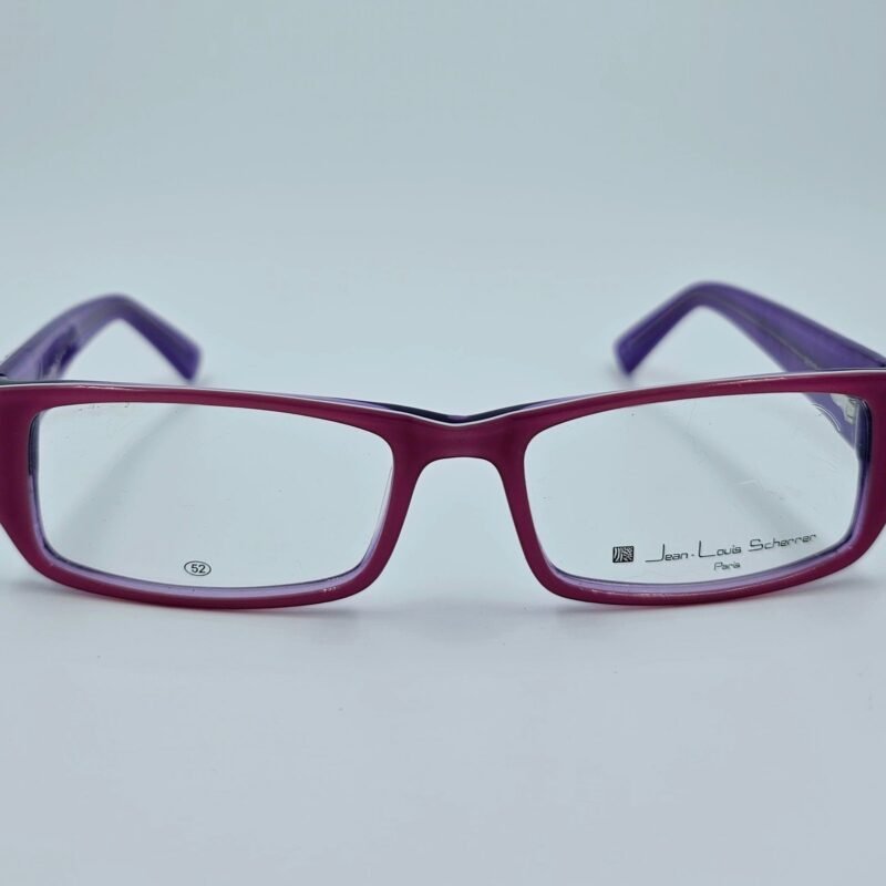 Elegant Purple Rectangular Eyeglasses