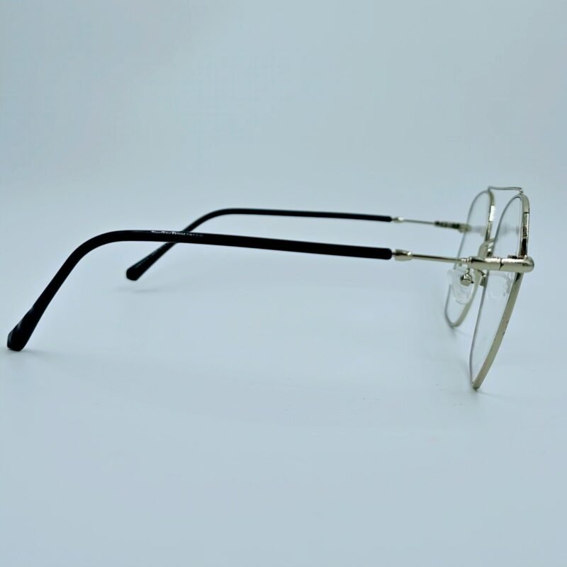 Silver Aviator Eyeglasses for Men - Image 2