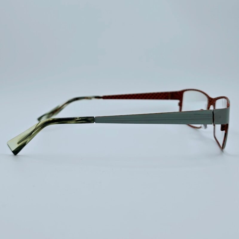 Modern Gunmetal Rectangular Eyeglasses - Image 2