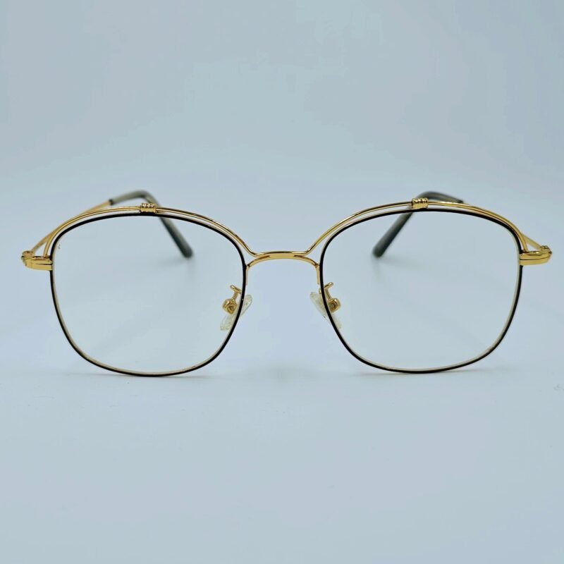 Classic Gold Round Eyeglasses