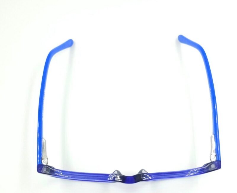 Classic Blue Rectangular Eyeglasses - Image 3