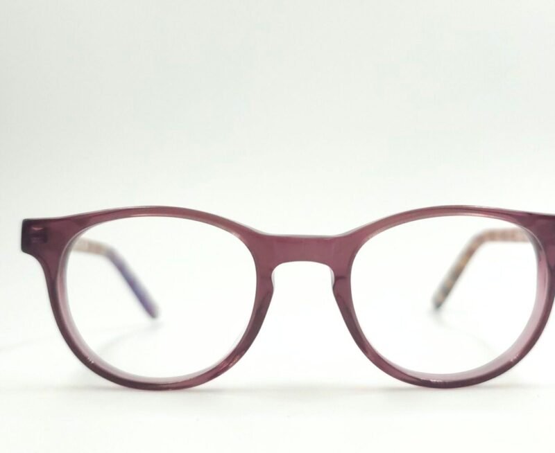 Classic Round Glasses in Brown Finish